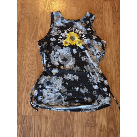 Women's Large Summer Flower Tank Top - Great Condition! - Picture 1 of 1